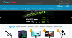Desktop Screenshot of dealsaday.com